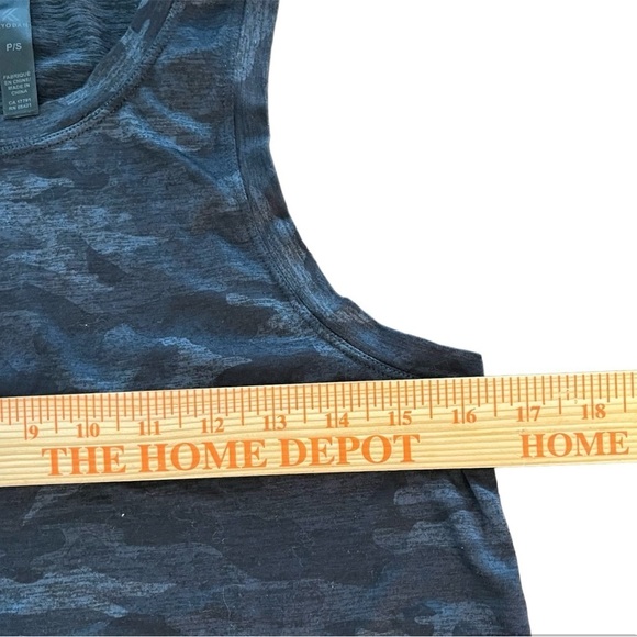 Kyodan Moss Jersey Black Gray Camo Racer Back Gym Activewear Tank Top Sz Small - Picture 7 of 8